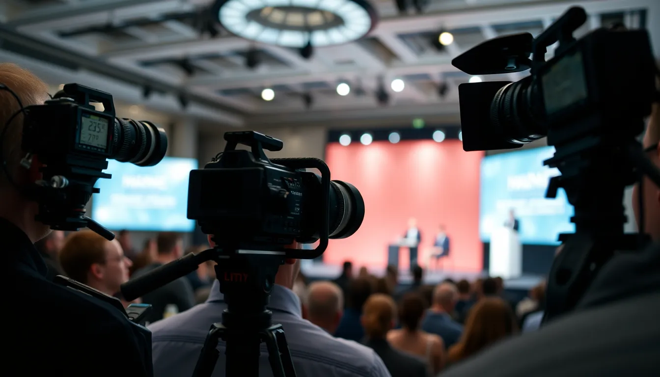 Filmer une conférence à plusieurs caméras : la différence qui se voit