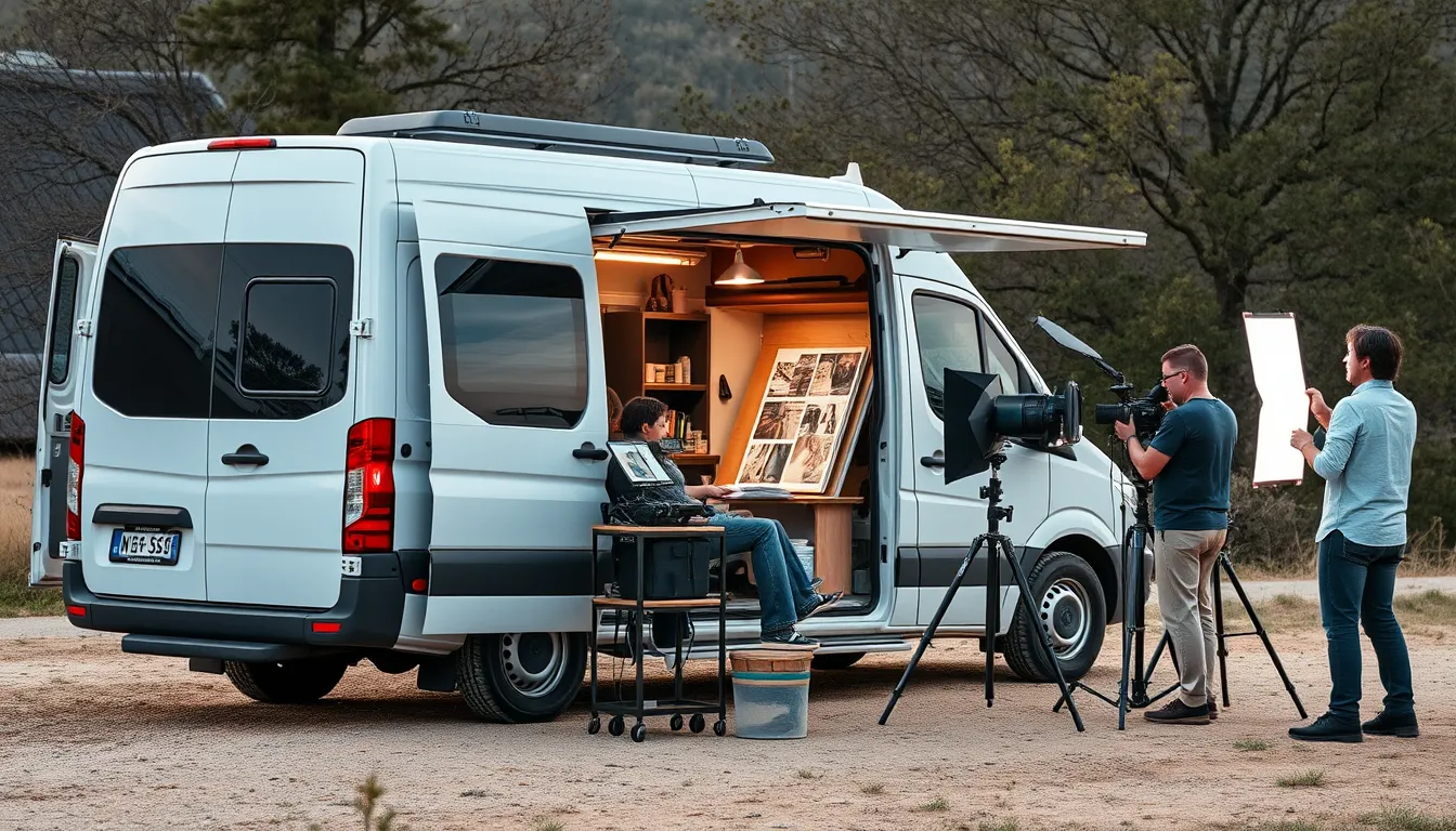 Le studio mobile : un plateau professionnel qui vient à vous