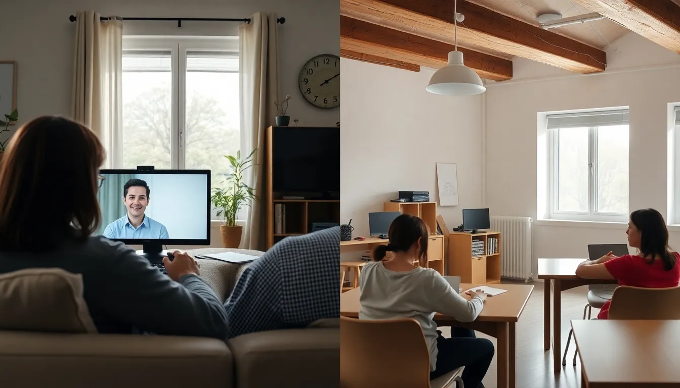 Anglais en ligne ou cours en présentiel : quel format choisir quand on est salarié ?